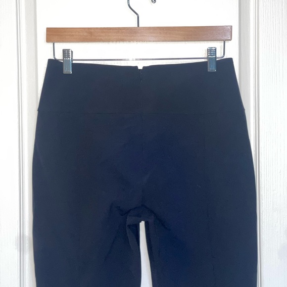 CAbi Dinner Trousers #4130 High Rise Rear Zip Tapered Leg Pants Black Stretch 4 - Picture 4 of 12